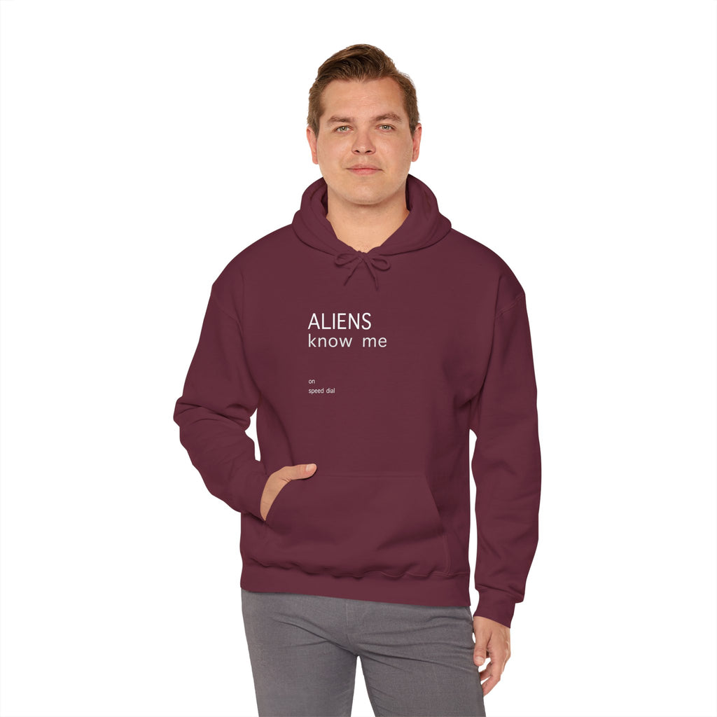 KNOWNS BY ALIENS  – Zero Fear Statement Hoodie