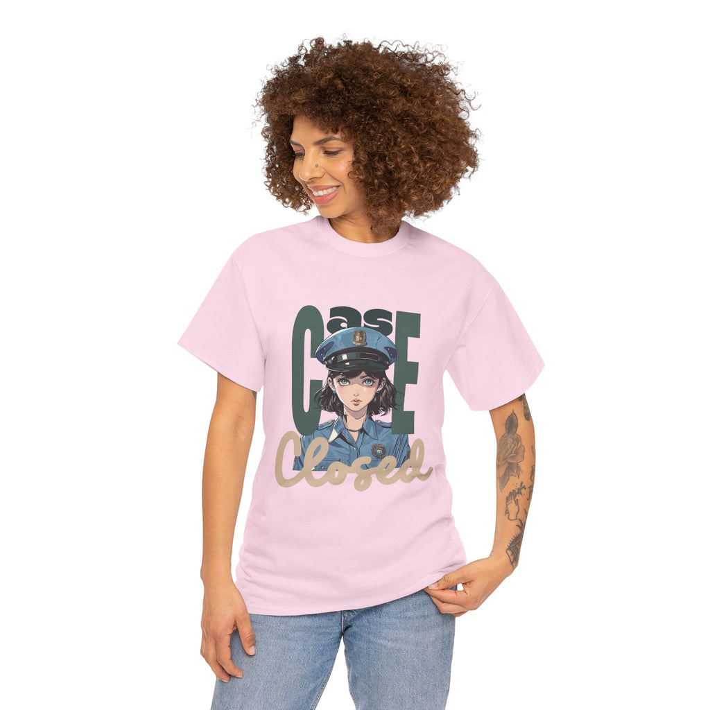 CASE CLOSED. No Appeal – Anime Cop Statement Tee