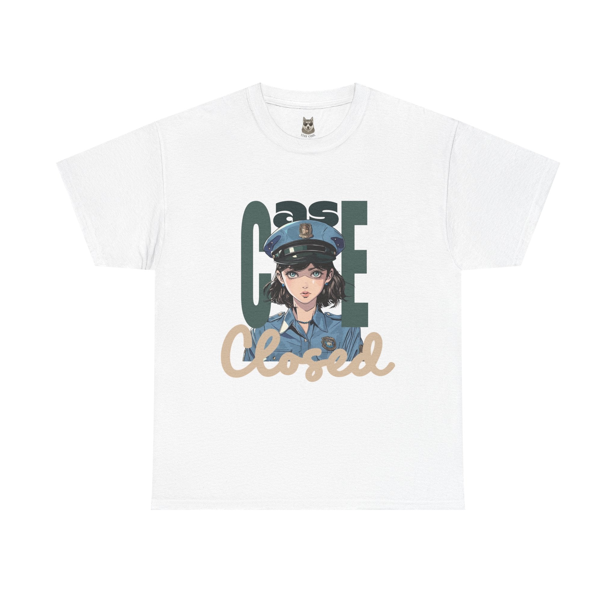 CASE CLOSED. No Appeal – Anime Cop Statement Tee