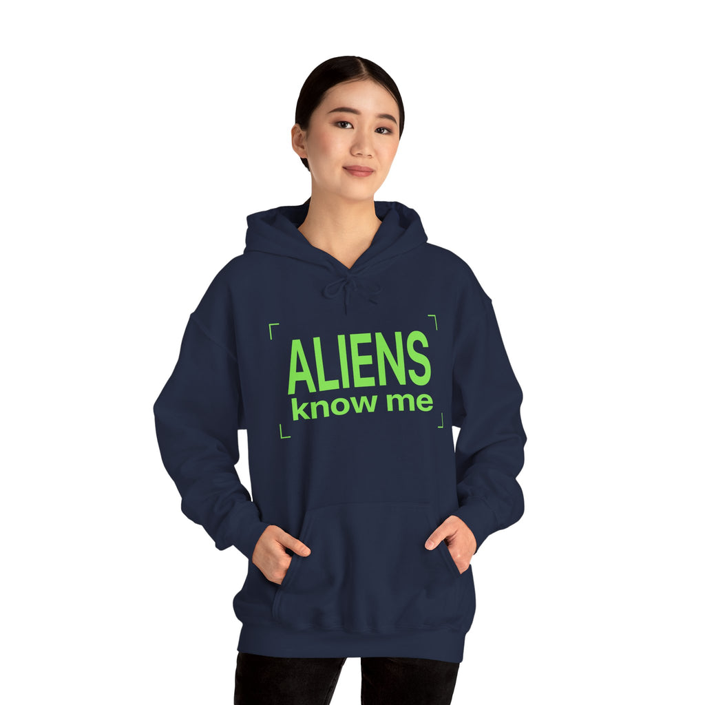 KNOWNS BY ALIENS  – Zero Fear Statement Hoodie