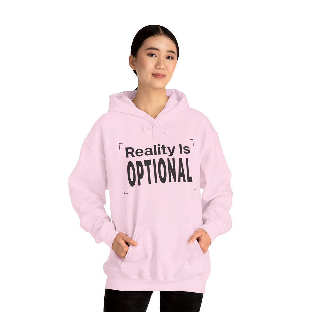 REALITY IS OPTIONAL Hoodie - Wear The Illusion