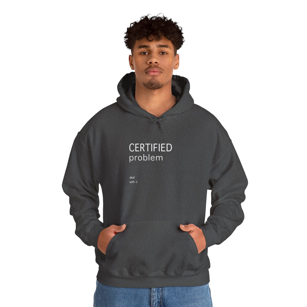 CERTIFIED PROBLEM Hoodie – Wild Opossum Energy