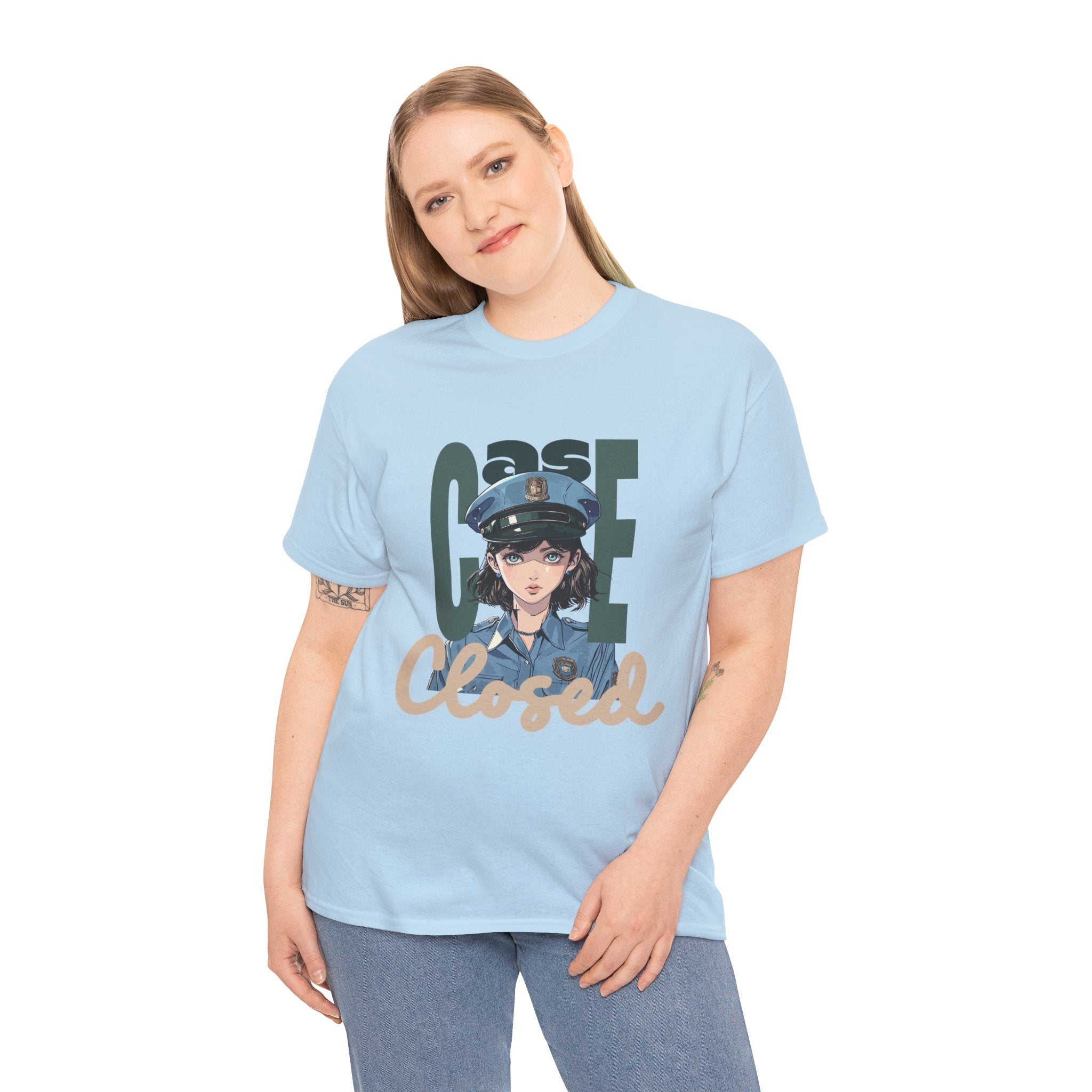 CASE CLOSED. No Appeal – Anime Cop Statement Tee