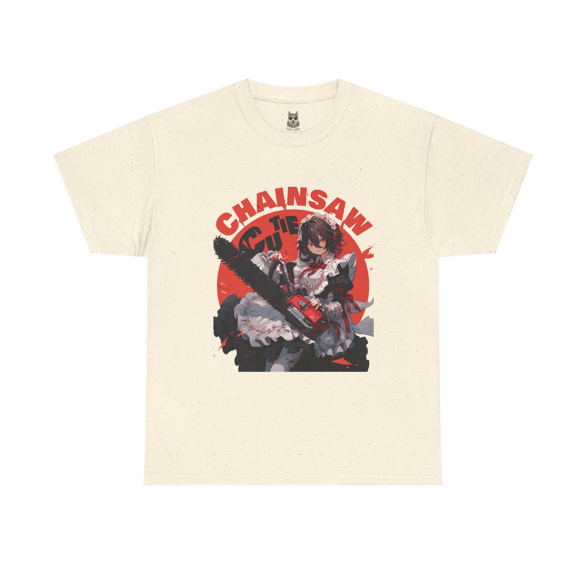 DARK KAWAII CHAINSAW GIRL Tee – Gothic Anime Aesthetic