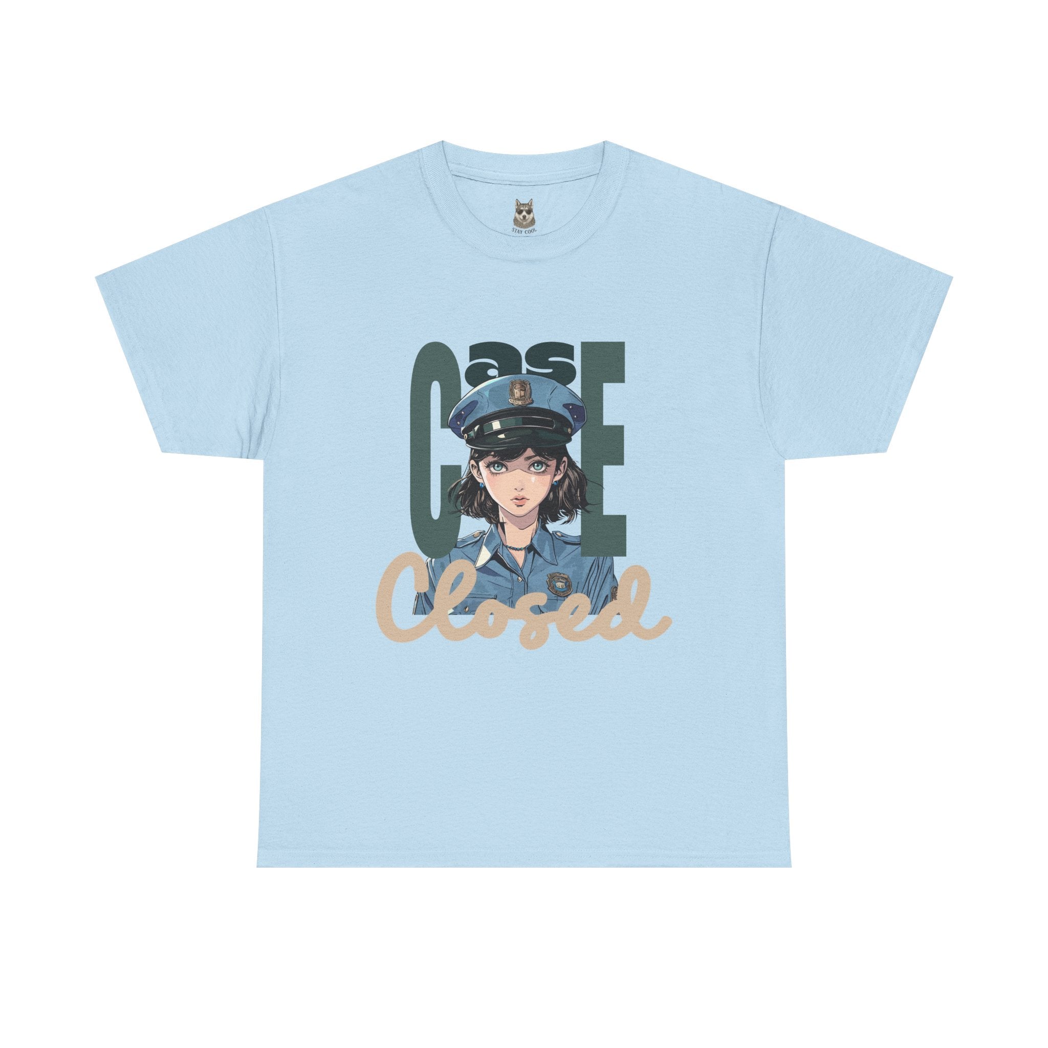 CASE CLOSED. No Appeal – Anime Cop Statement Tee
