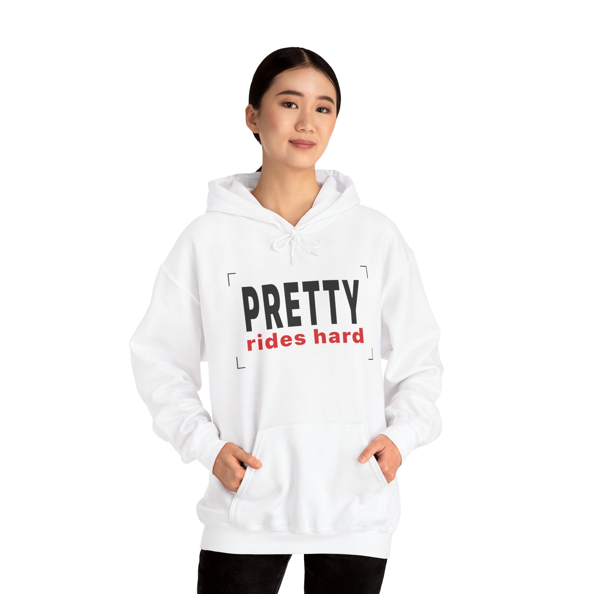 PRETTY RIDES HARD Hoodie – Soft Look, Wild Engine