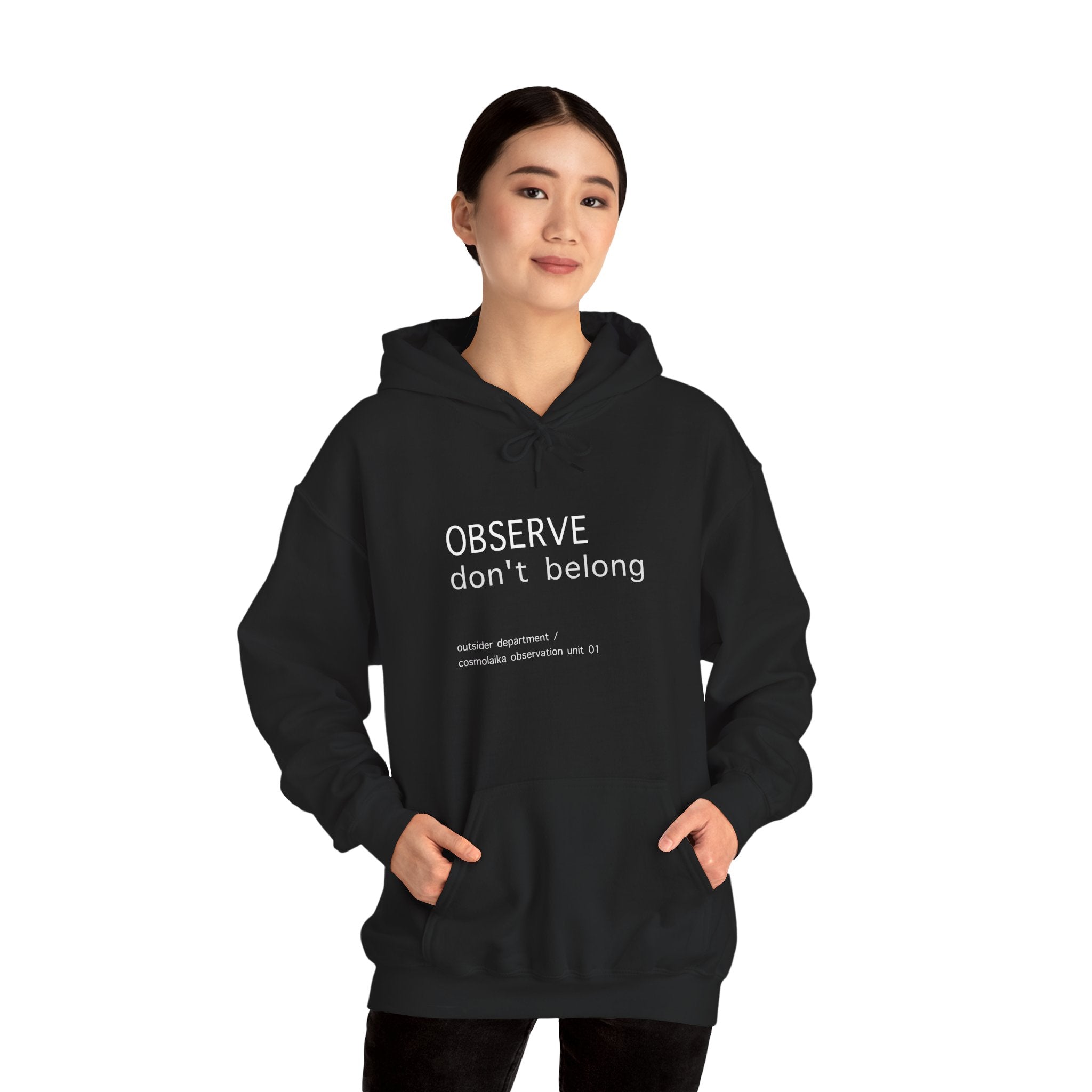 OUTSIDER DEPARTMENT Hoodie – Observe Don’t Belong Astronaut Streetwear