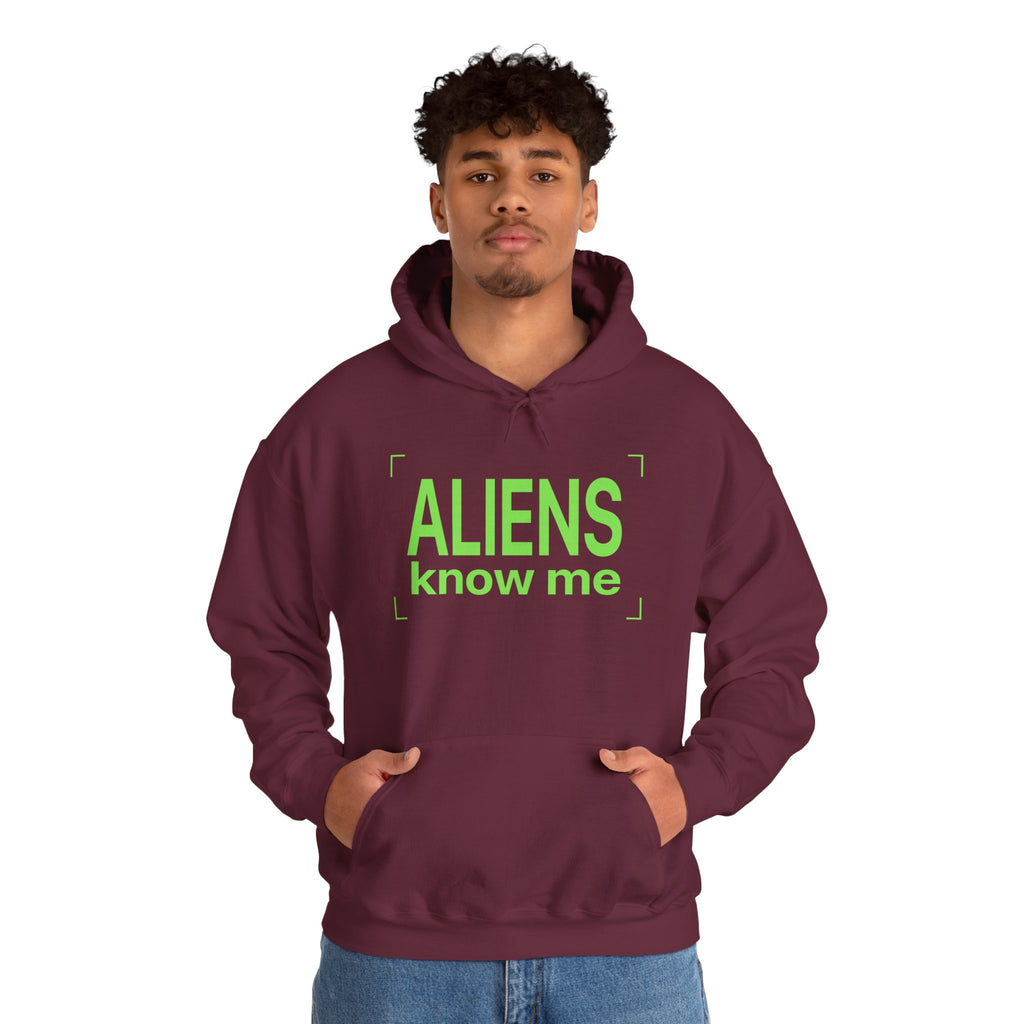 KNOWNS BY ALIENS  – Zero Fear Statement Hoodie