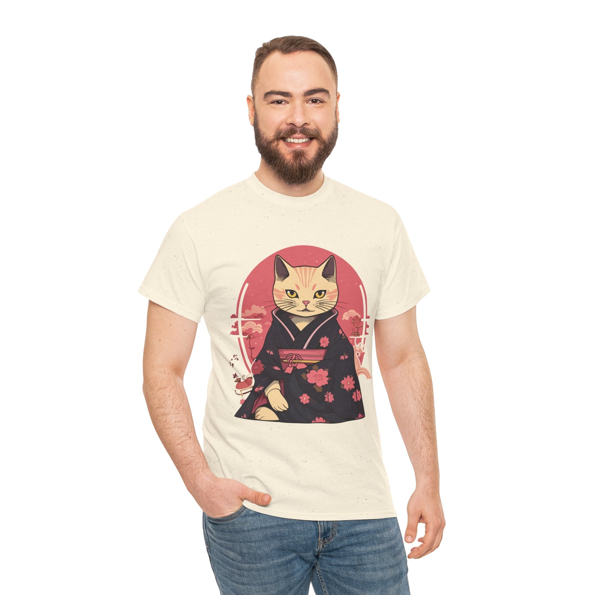 SAKURA DISCIPLINE - Kimono Cat Graphic Tee