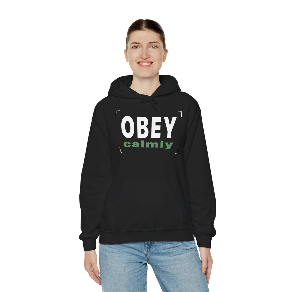 OBEY Calmly – Case Closed Authority Hoodie