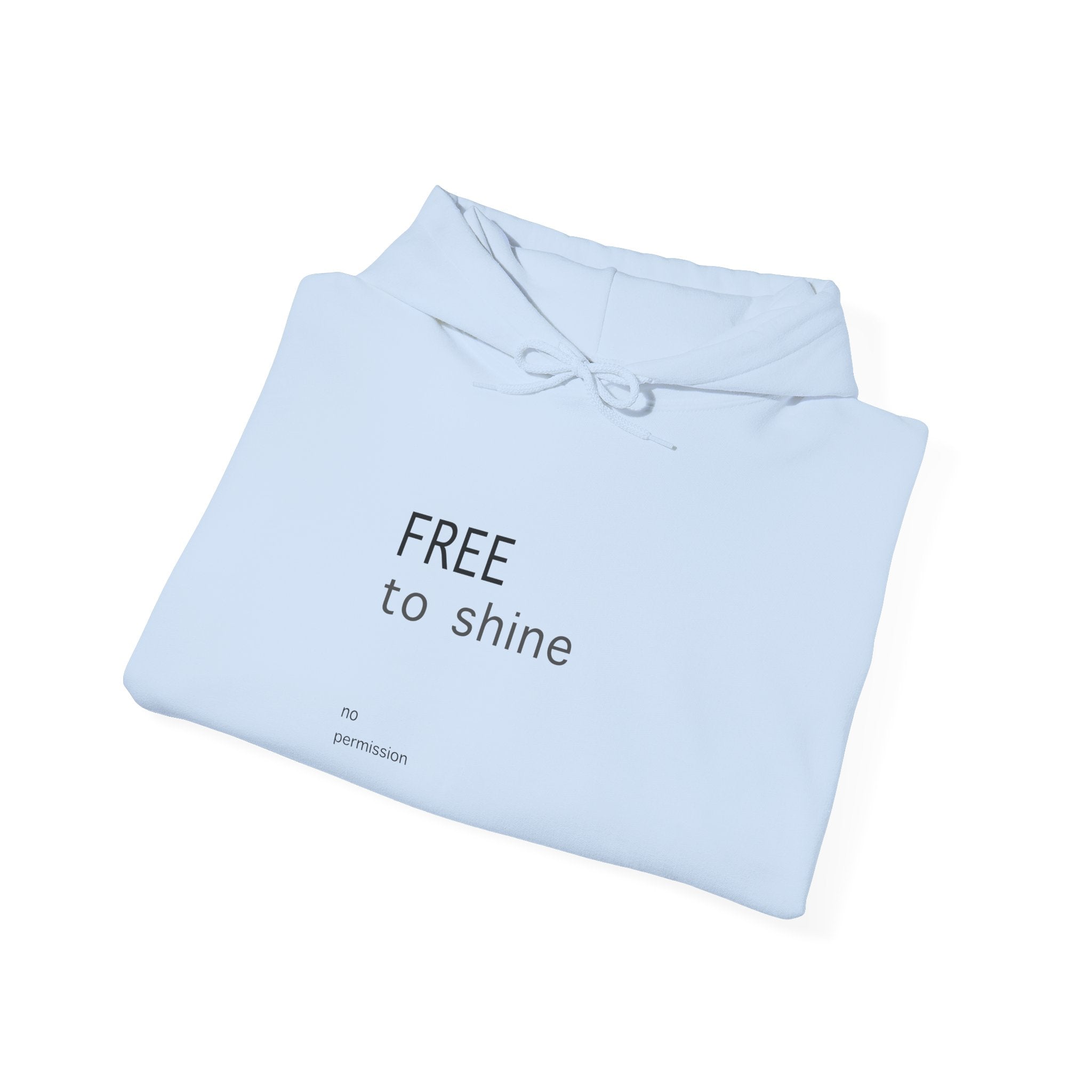 FREE TO SHINE Hoodie – Party Queen Energy