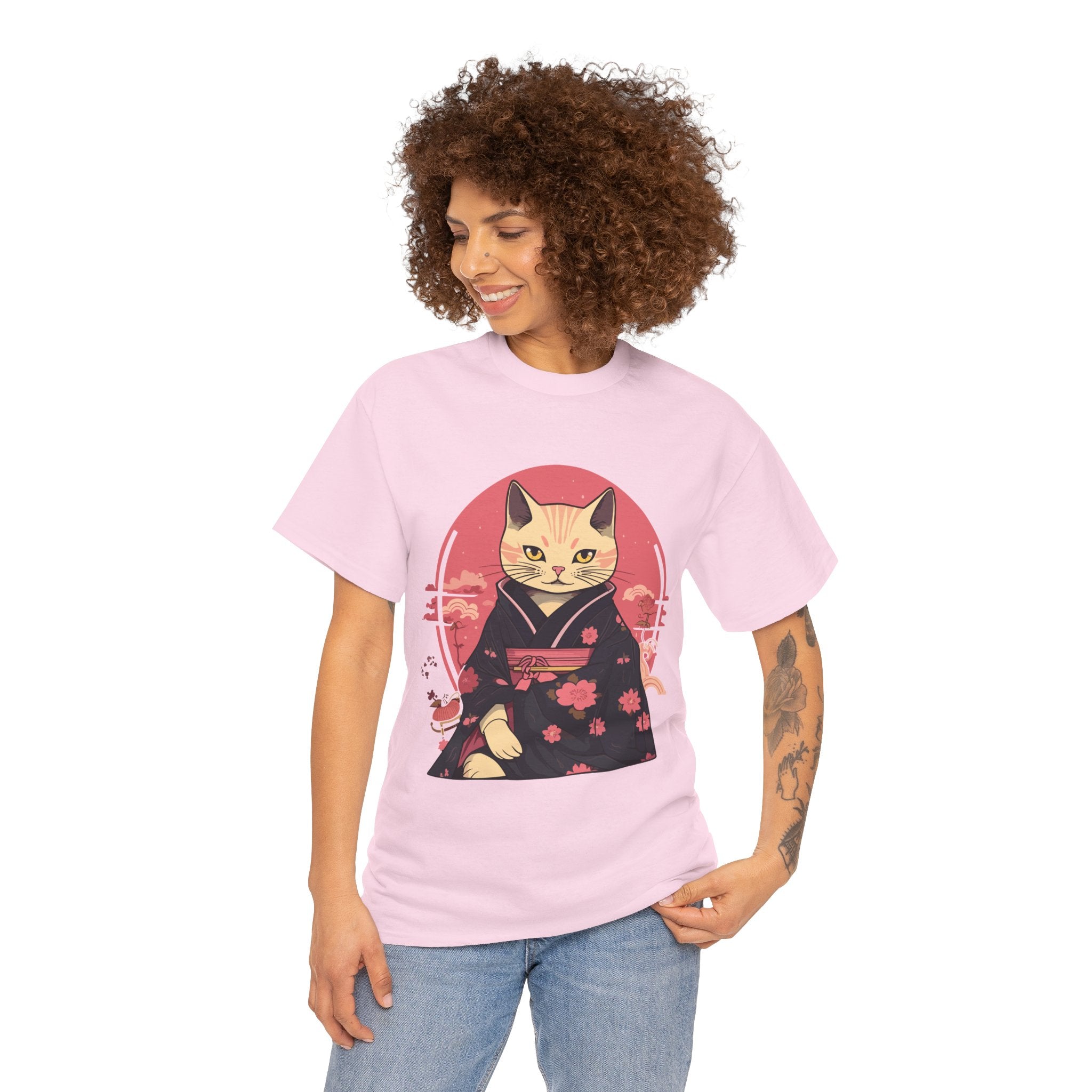 SAKURA DISCIPLINE - Kimono Cat Graphic Tee