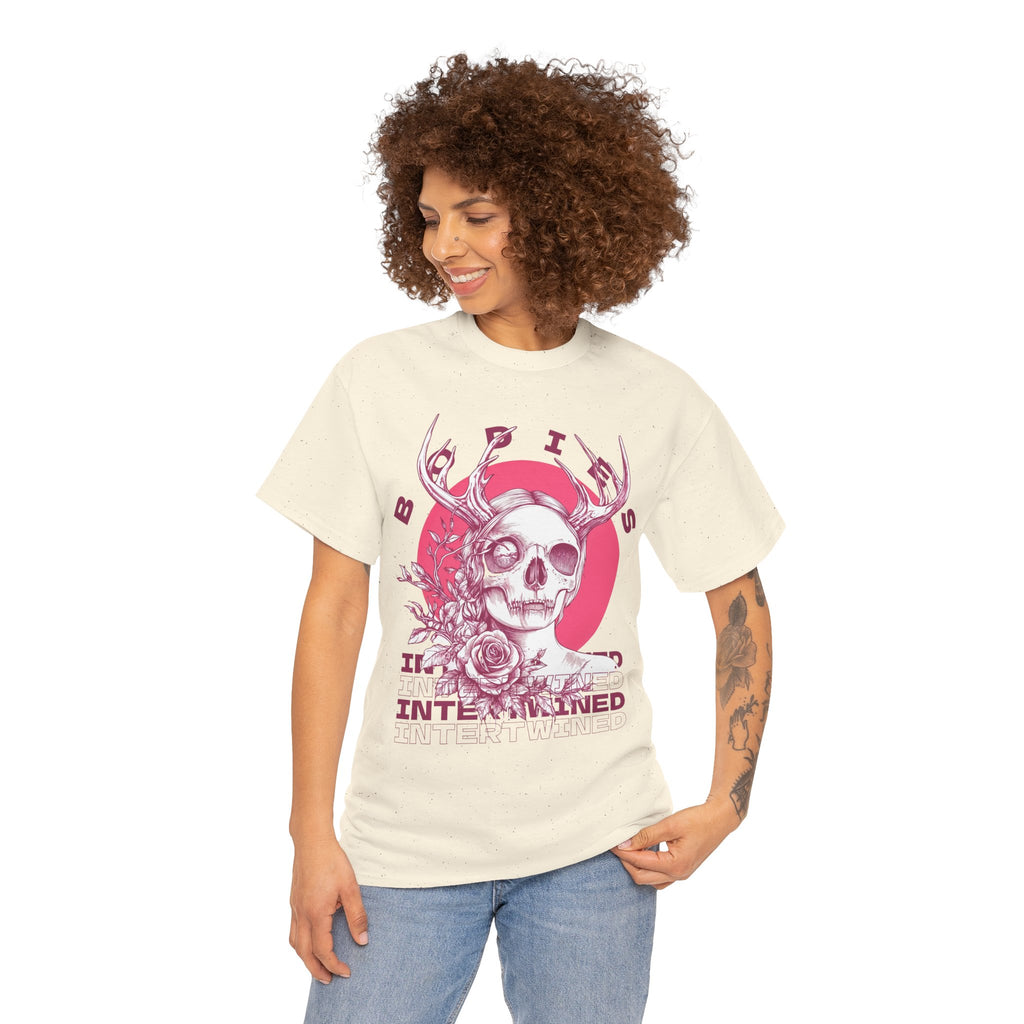 INTERTWINED FATE - Surreal Gothic Skull T-Shirt