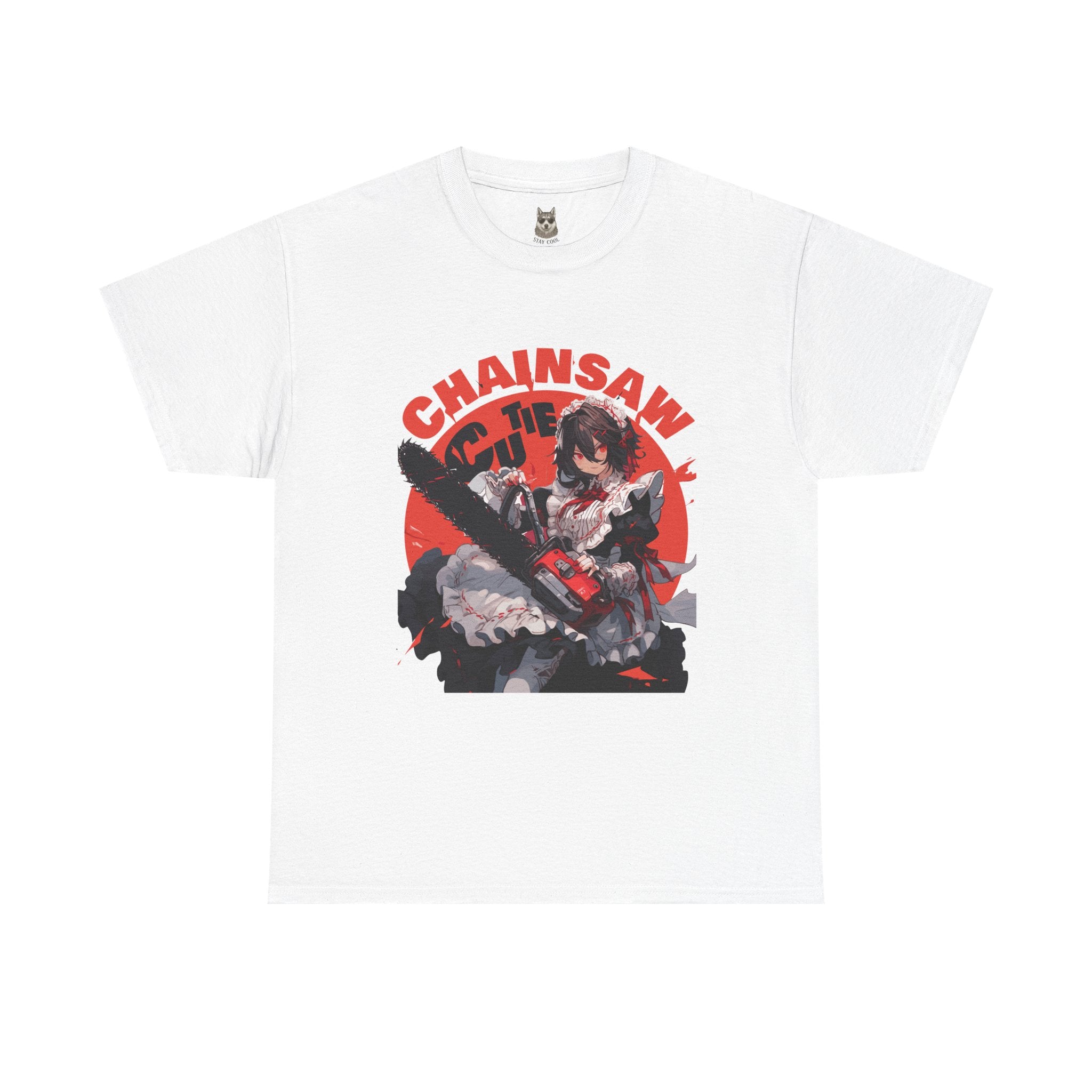 DARK KAWAII CHAINSAW GIRL Tee – Gothic Anime Aesthetic
