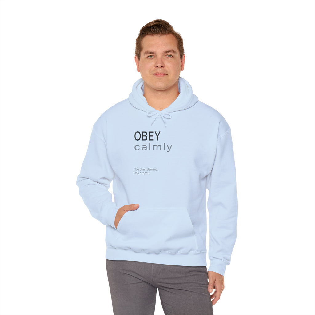 OBEY Calmly – Case Closed Authority Hoodie