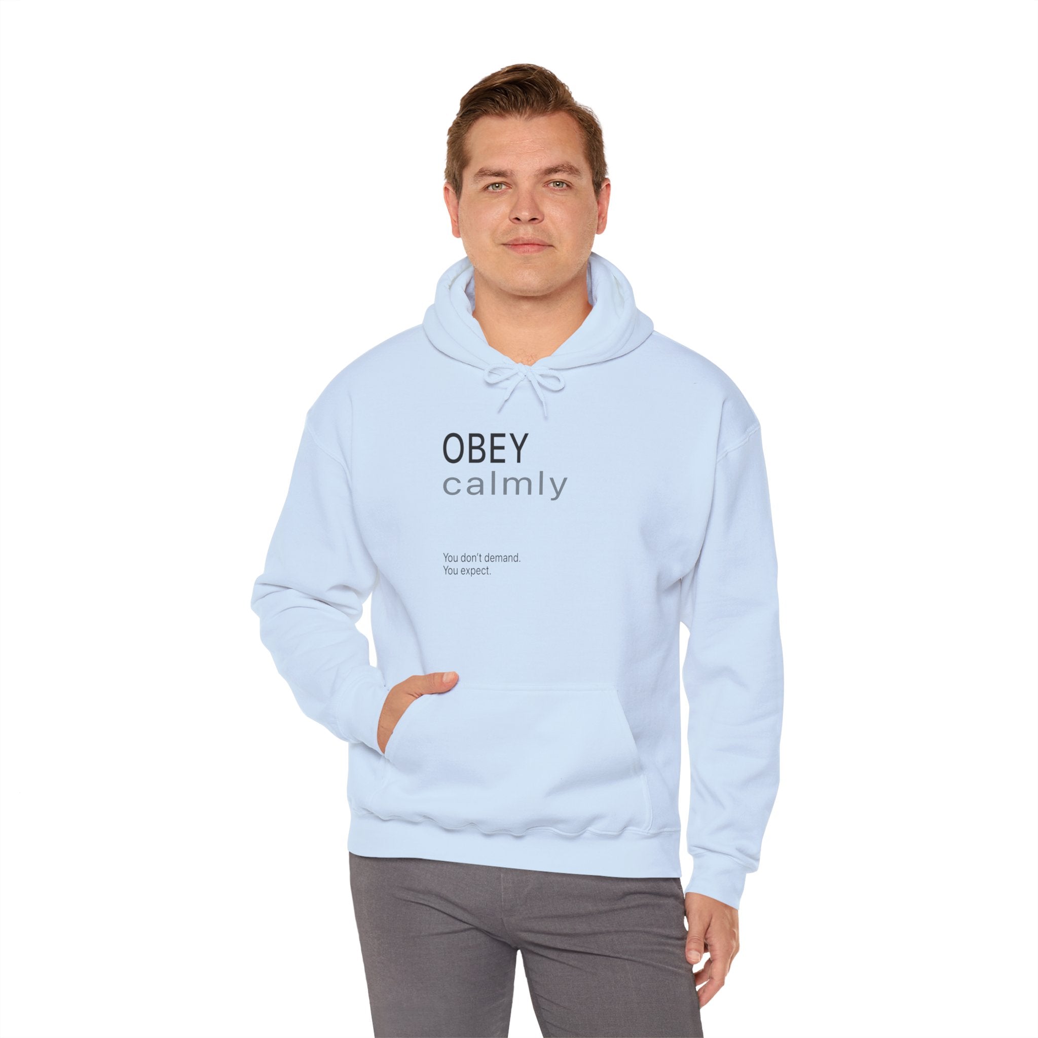 OBEY Calmly – Case Closed Authority Hoodie