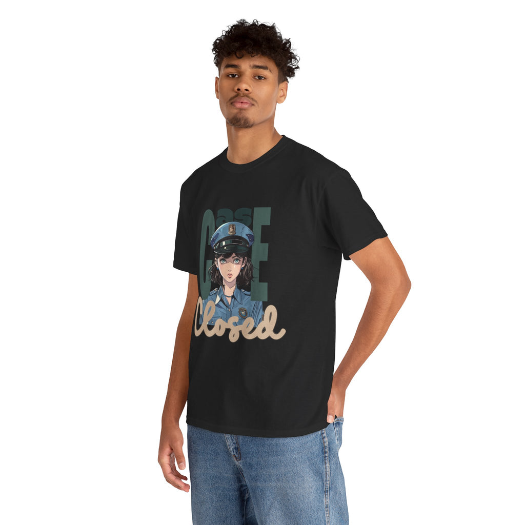 CASE CLOSED. No Appeal – Anime Cop Statement Tee