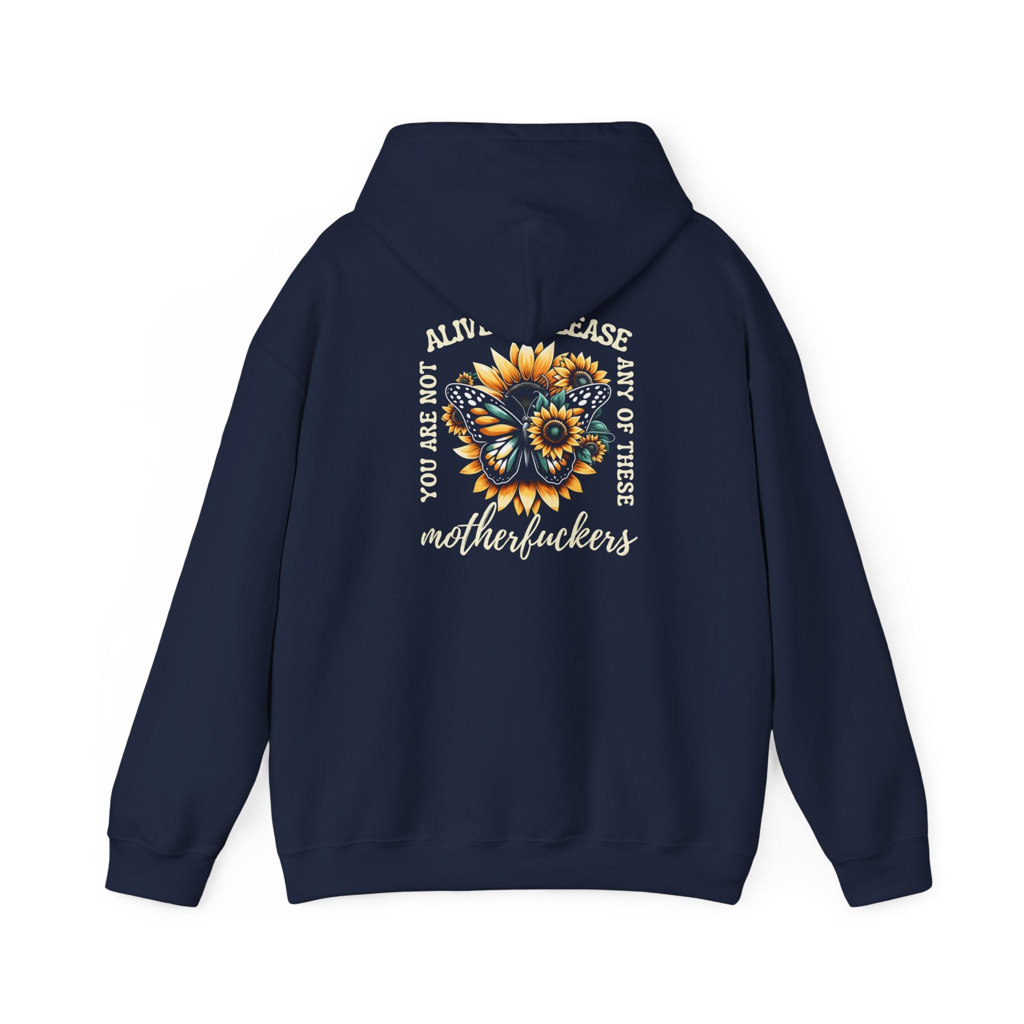 SUNFLOWER EMPOWERMENT Hoodie – Still Not Pleasing Anyone Statement