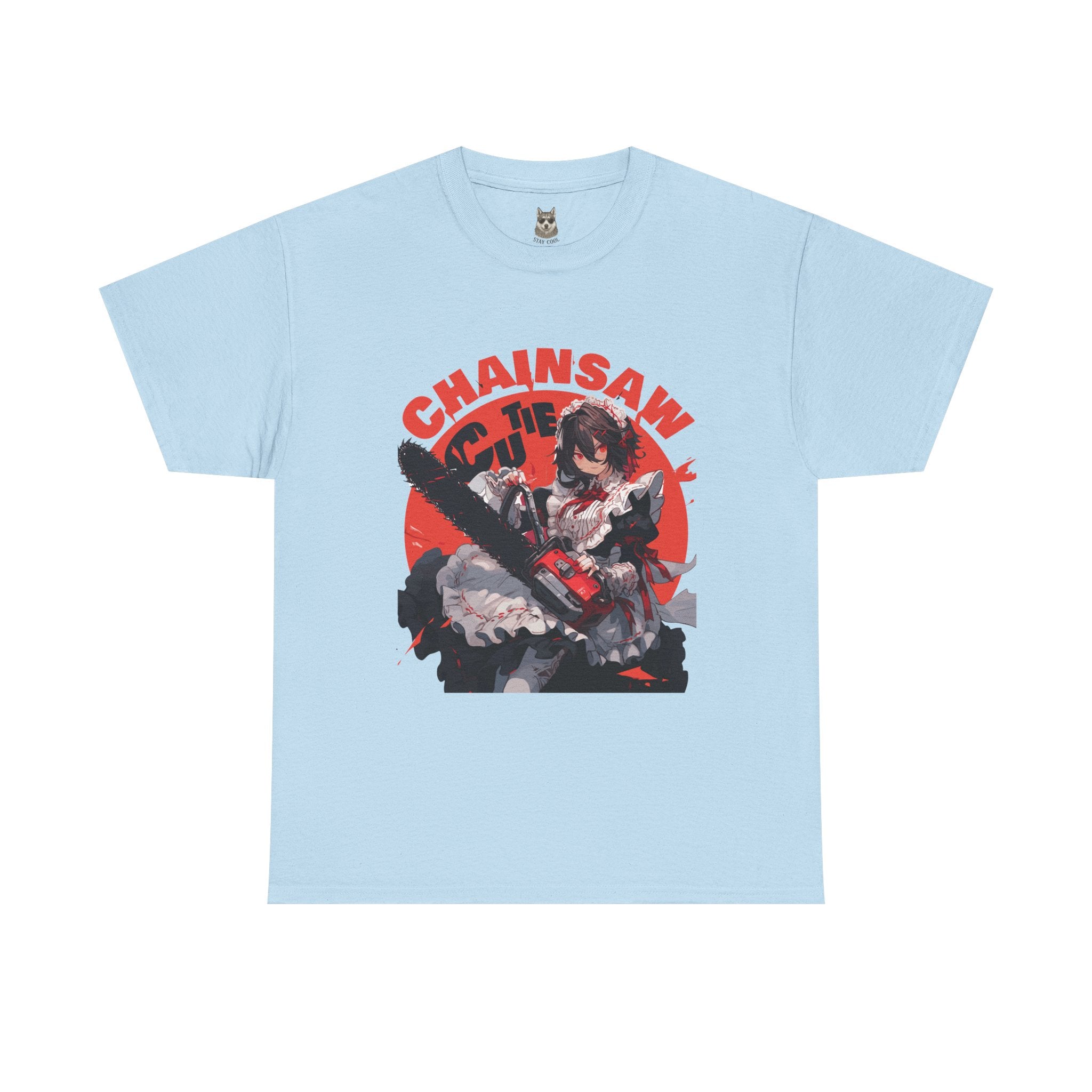 DARK KAWAII CHAINSAW GIRL Tee – Gothic Anime Aesthetic