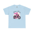 BIKER BABY Anime Tee – Pink Rebel Motorcycle Girl