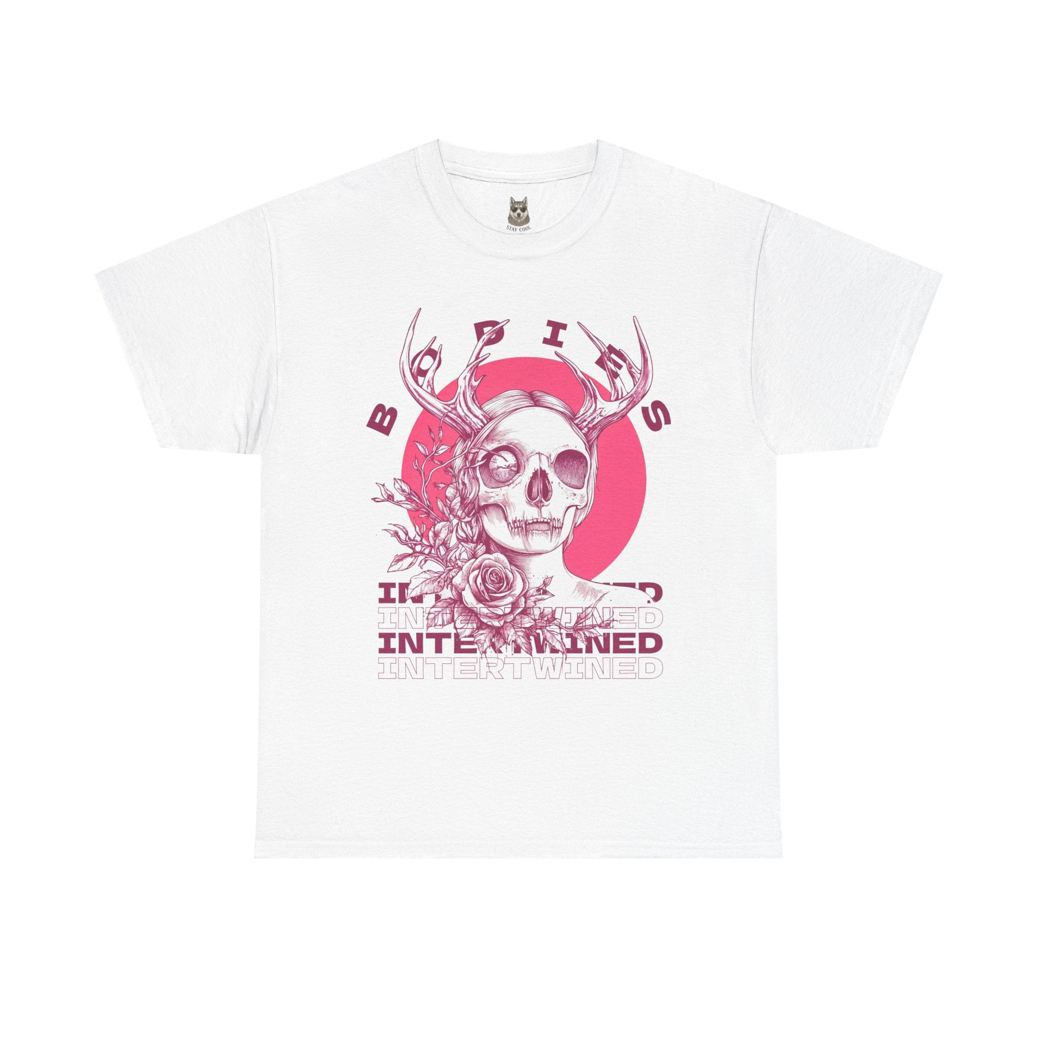 INTERTWINED FATE - Surreal Gothic Skull T-Shirt