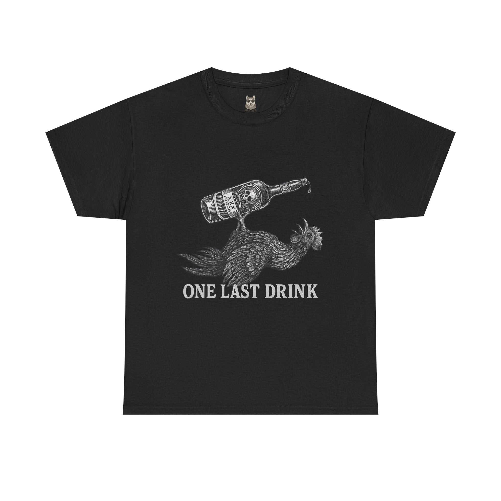 ONE LAST DRINK – Hangover Hero Rooster Tee