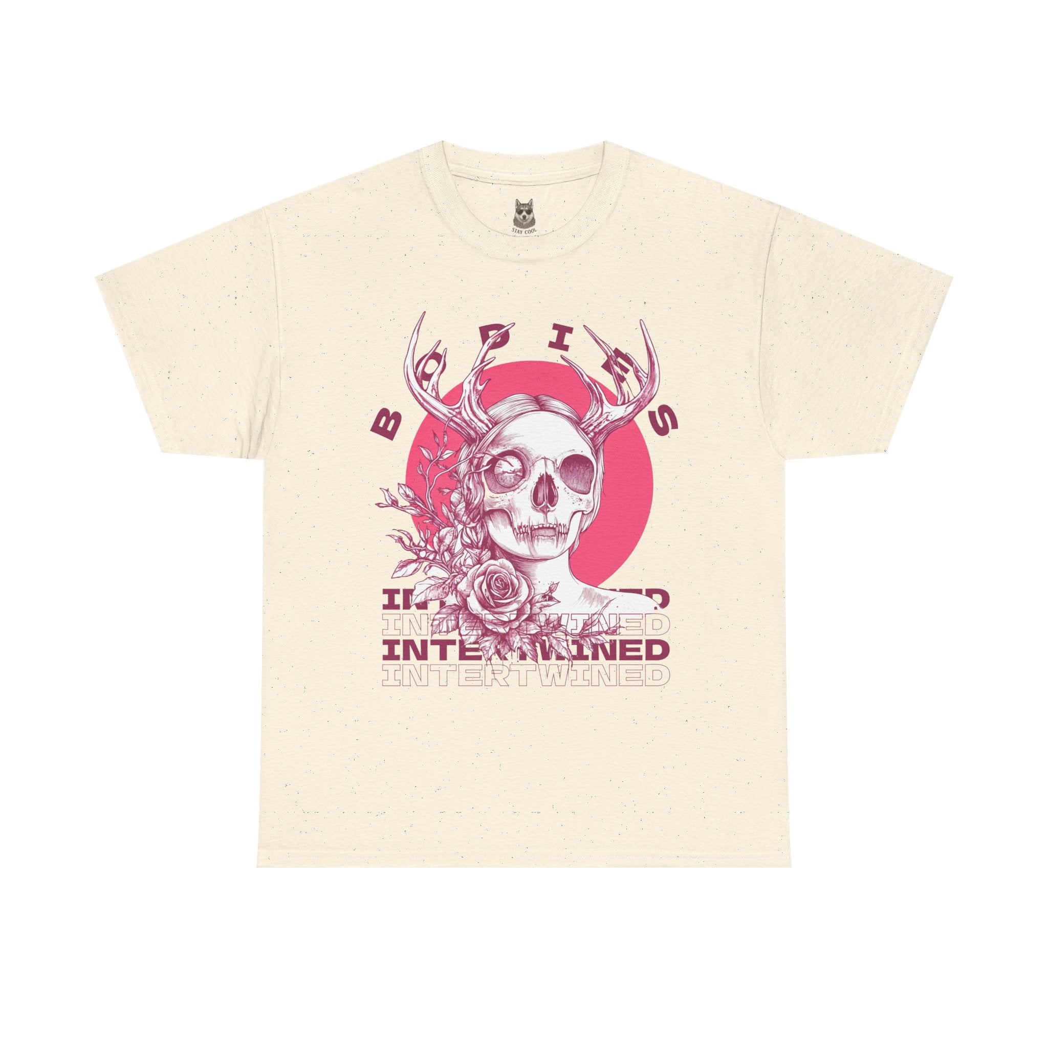 INTERTWINED FATE - Surreal Gothic Skull T-Shirt