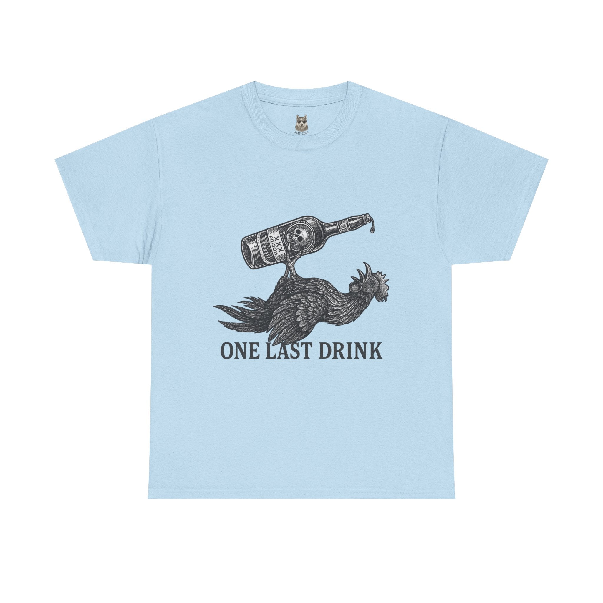 ONE LAST DRINK – Hangover Hero Rooster Tee