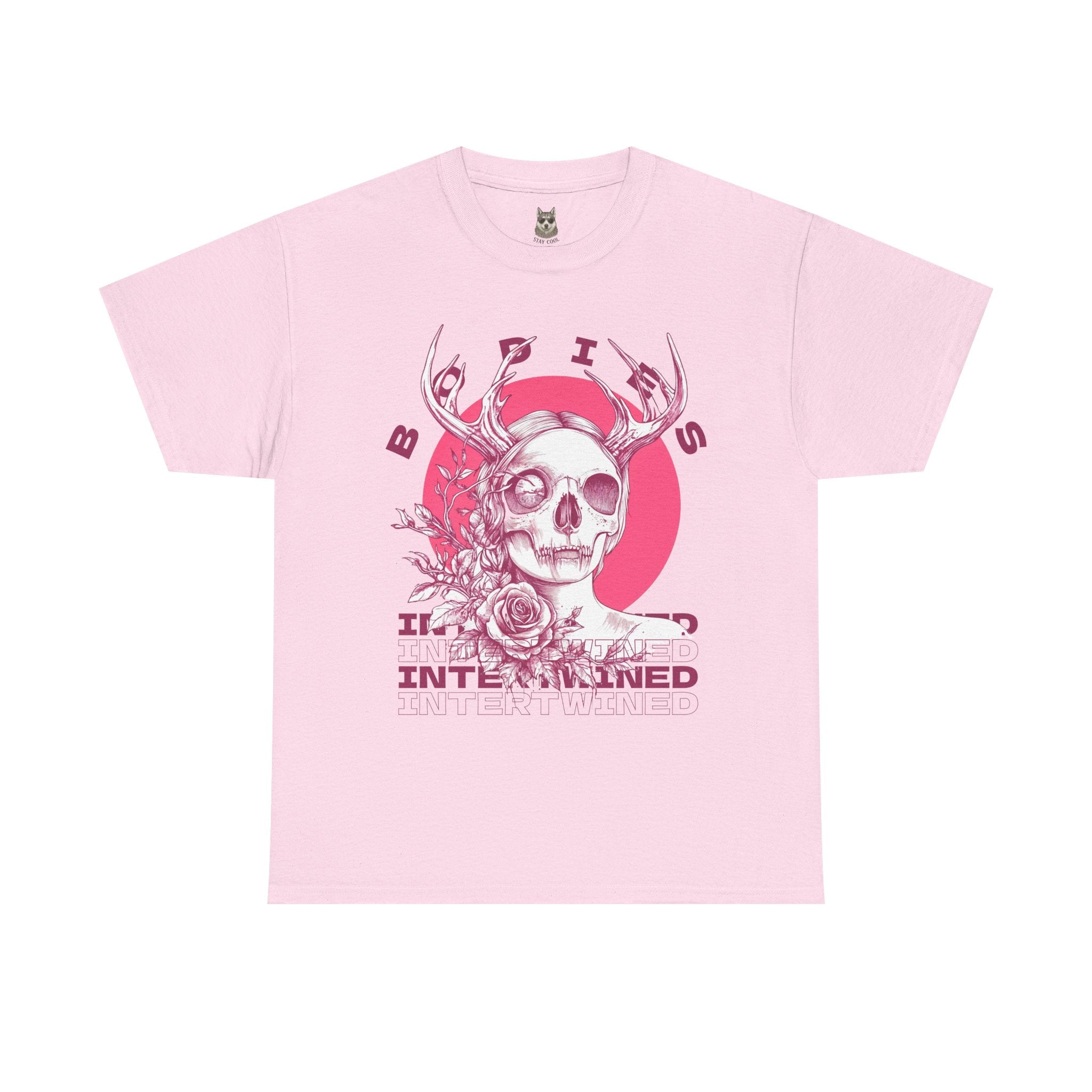 INTERTWINED FATE - Surreal Gothic Skull T-Shirt