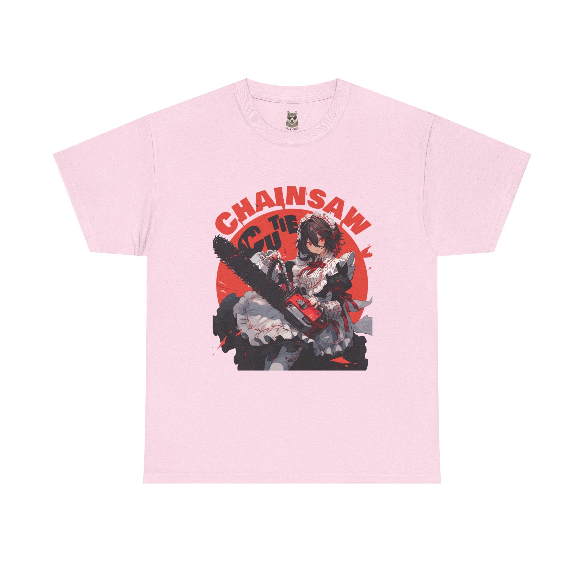 DARK KAWAII CHAINSAW GIRL Tee – Gothic Anime Aesthetic