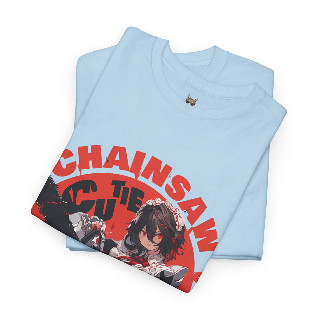 DARK KAWAII CHAINSAW GIRL Tee – Gothic Anime Aesthetic