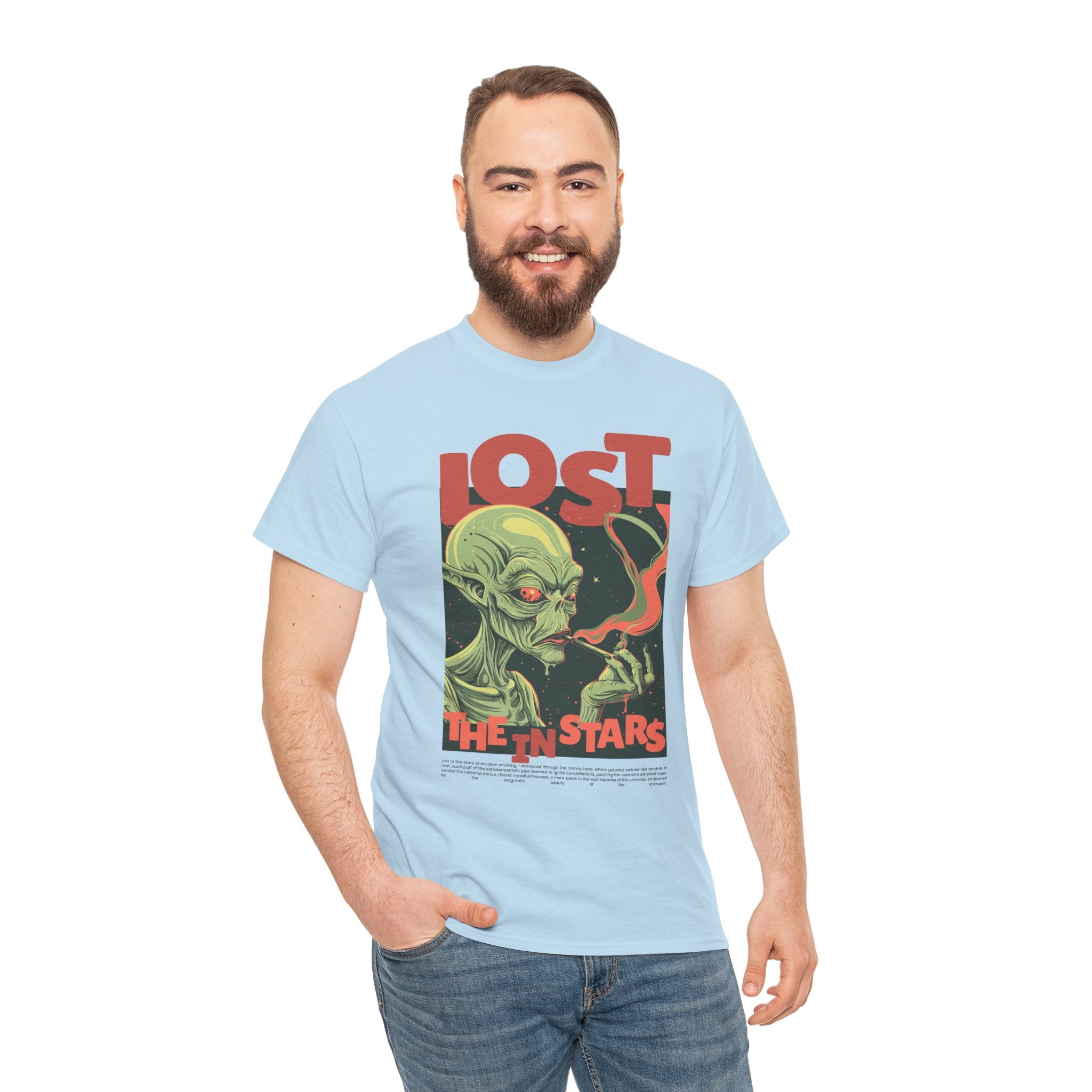 LOST IN THE STARS – Cosmic Alien Statement Tee