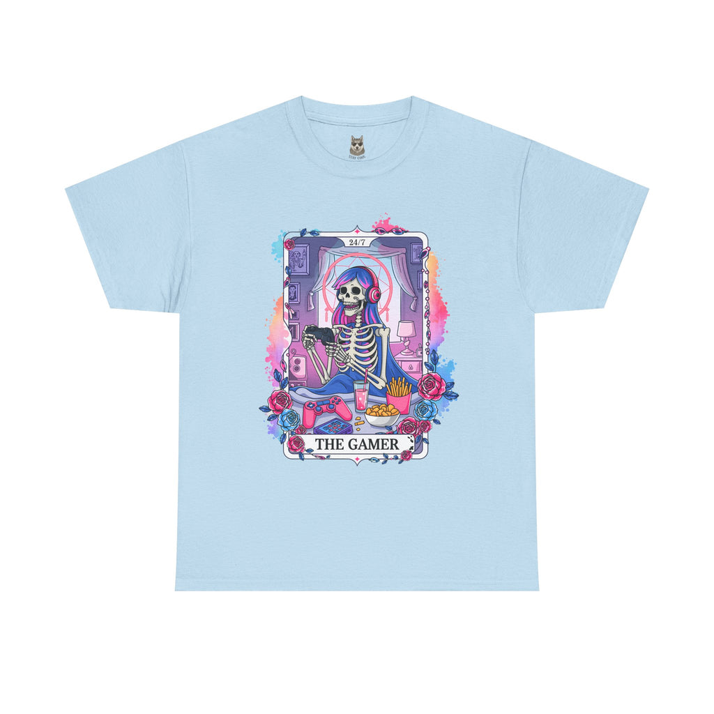 RESPAWN NEVER - 24/7 Skeleton Gamer Tee