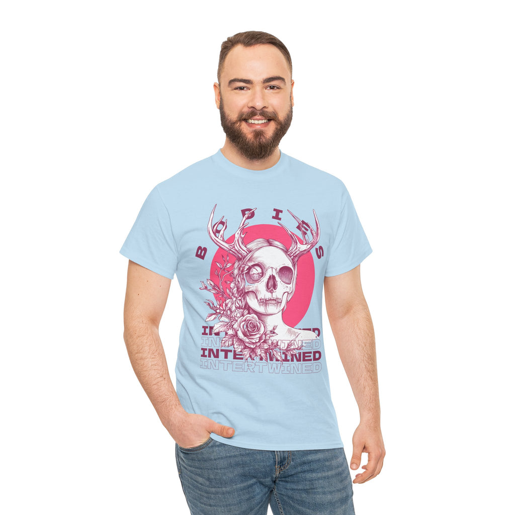 INTERTWINED FATE - Surreal Gothic Skull T-Shirt
