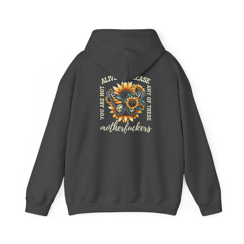 SUNFLOWER EMPOWERMENT Hoodie – Still Not Pleasing Anyone Statement