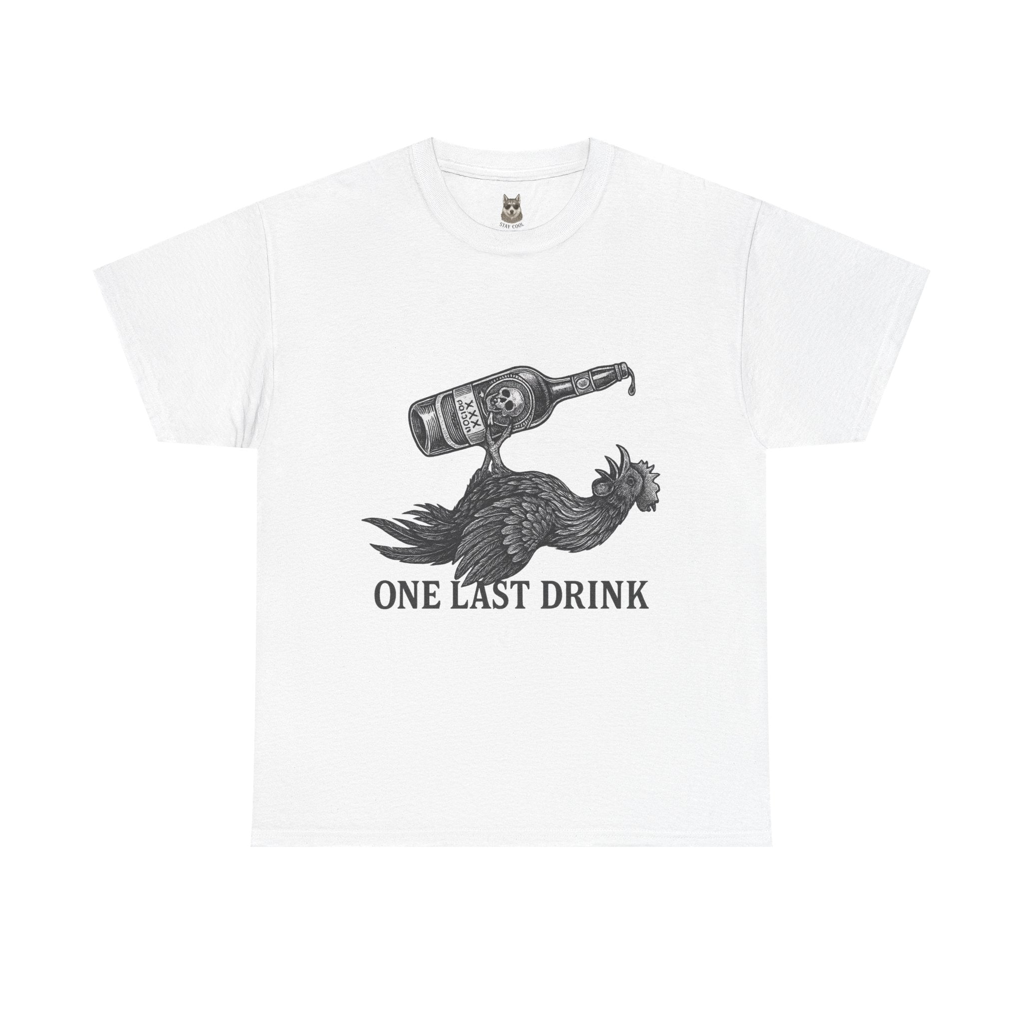 ONE LAST DRINK – Hangover Hero Rooster Tee