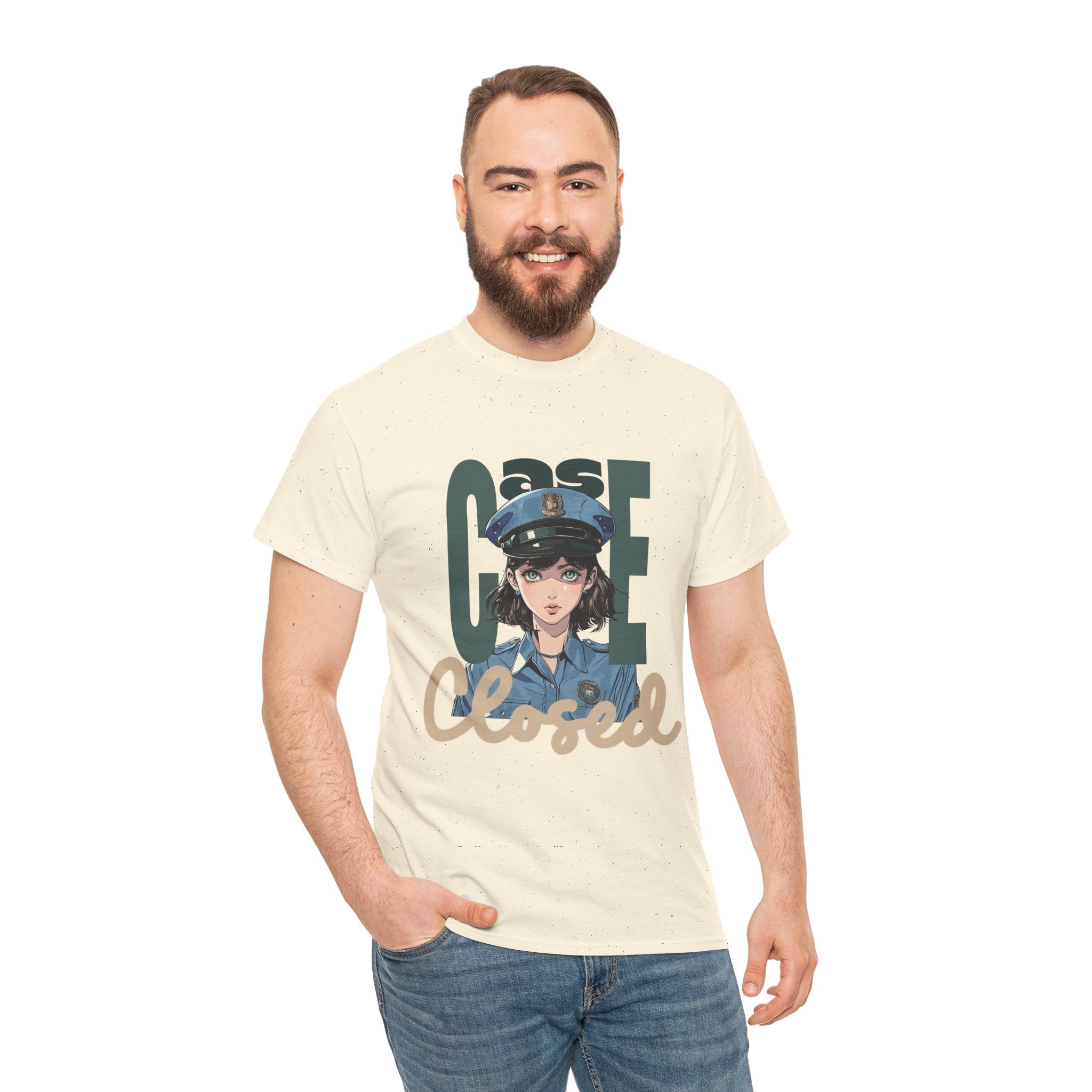 CASE CLOSED. No Appeal – Anime Cop Statement Tee