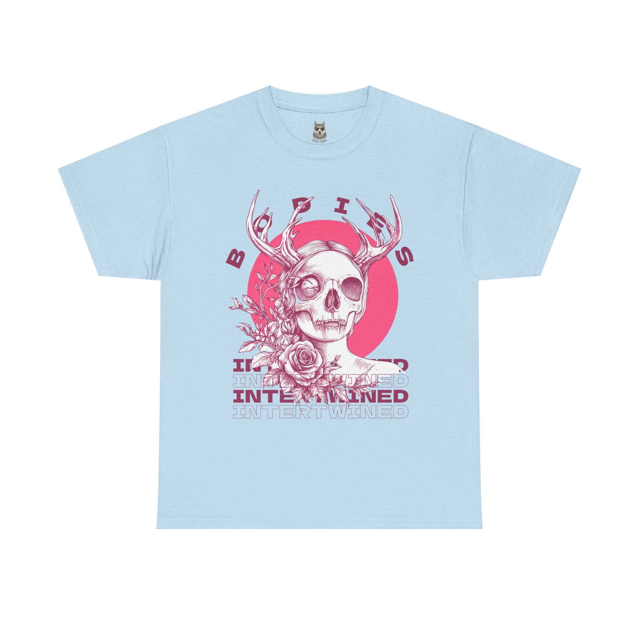 INTERTWINED FATE - Surreal Gothic Skull T-Shirt